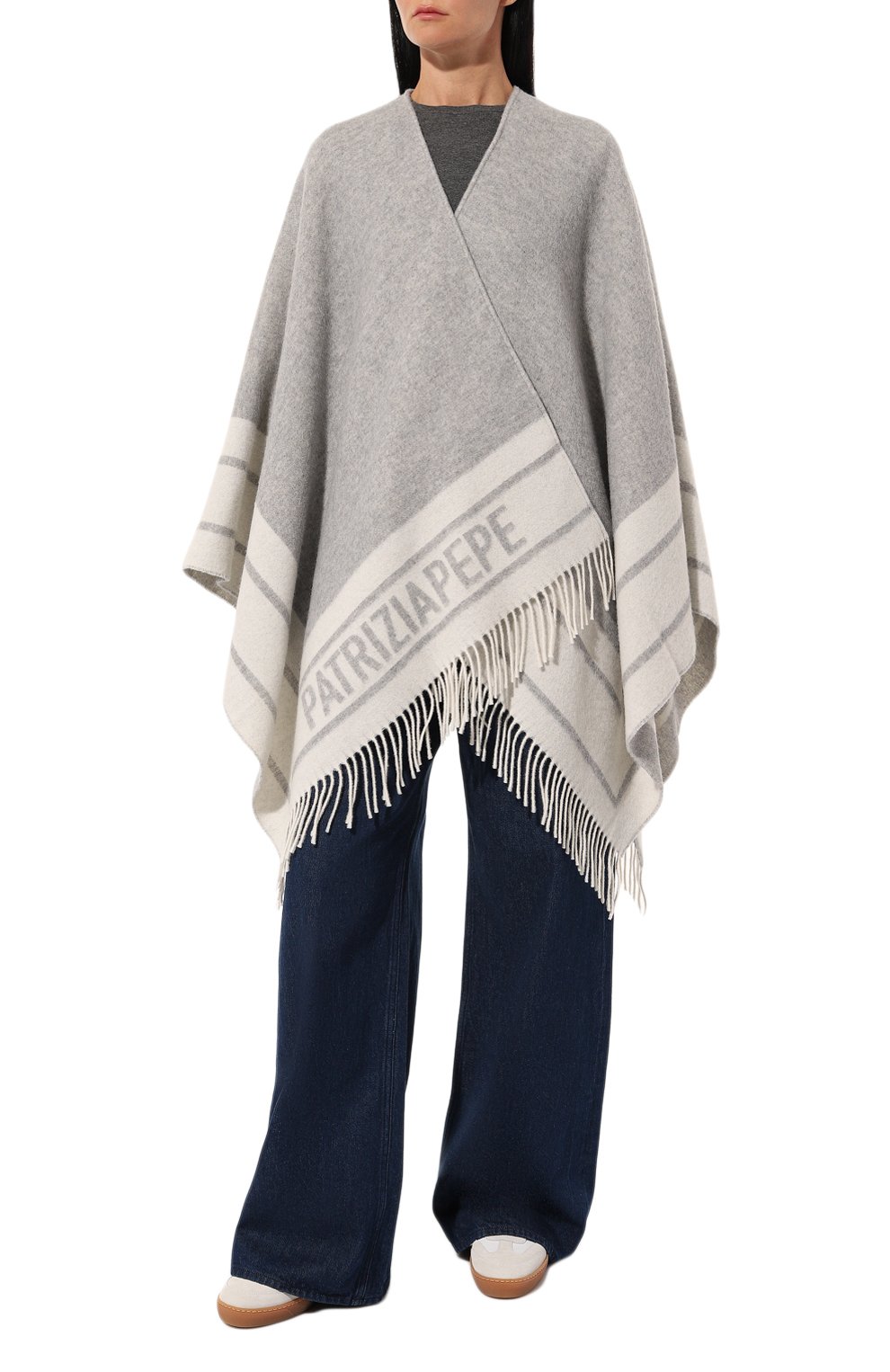 Шерстяное пончо PATRIZIA PEPE, арт. 8F0017_A400, фото 3