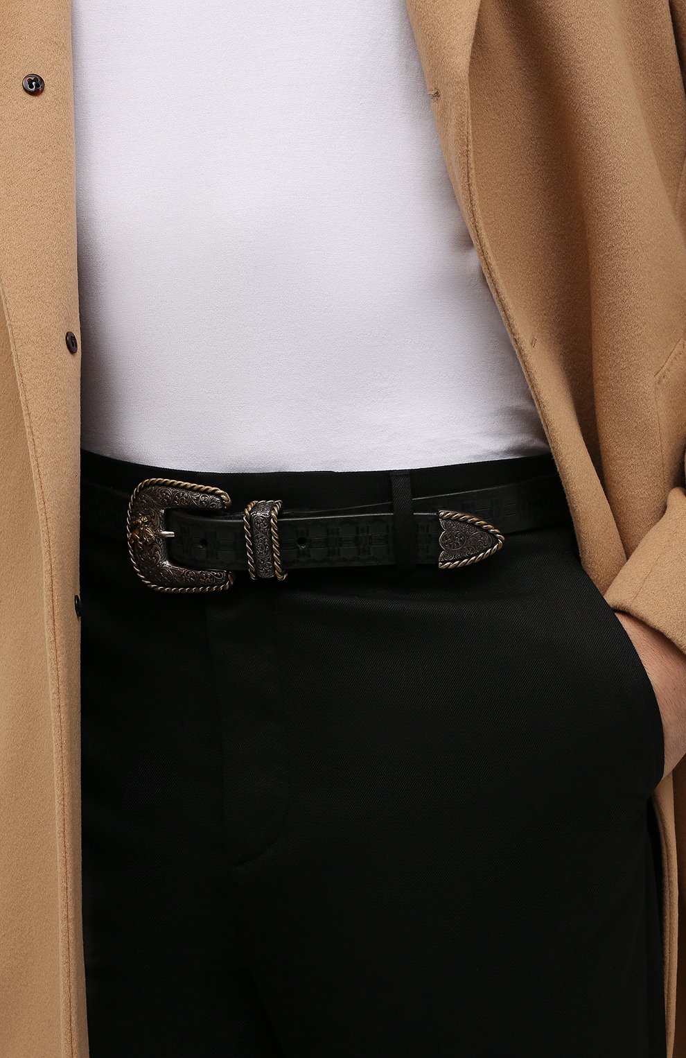 Кожаный ремень RALPH LAUREN, арт. 404849259, фото 2