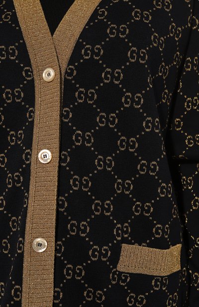 Хлопковый кардиган GUCCI, арт. 529193 X9W83, фото 5