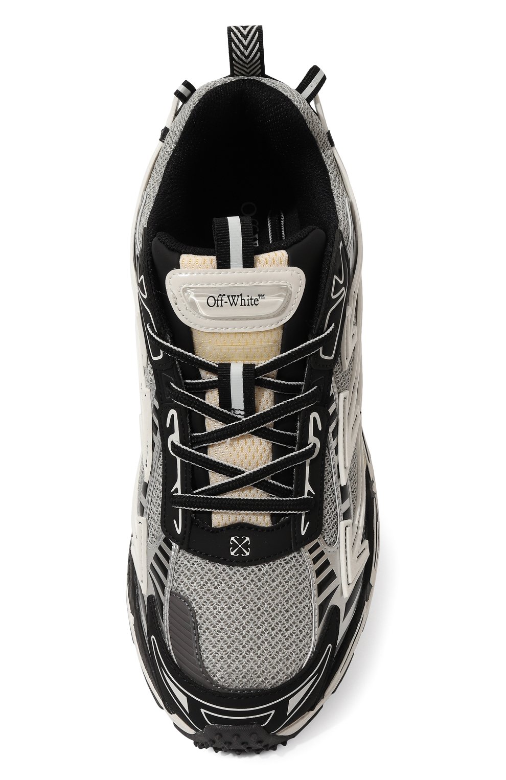 Комбинированные кроссовки be right back OFF-WHITE, арт. 0MIA295C99FAB001, фото 6