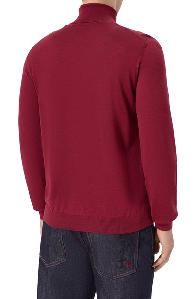 Шерстяная водолазка BOSS бордового цвета по цене 23950 руб., арт. 50468262, фото 4 Шерстяная водолазка BOSS, арт. 50468262, фото 4