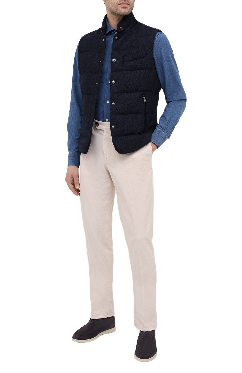 Рубашка KITON синего цвета по цене 82400 руб., арт. UMCNERCH0763002, фото 2 Рубашка KITON, арт. UMCNERCH0763002, фото 2