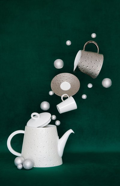 Чашка для завтрака с блюдцем ecume silver BERNARDAUD, арт. 0738/83, фото 2