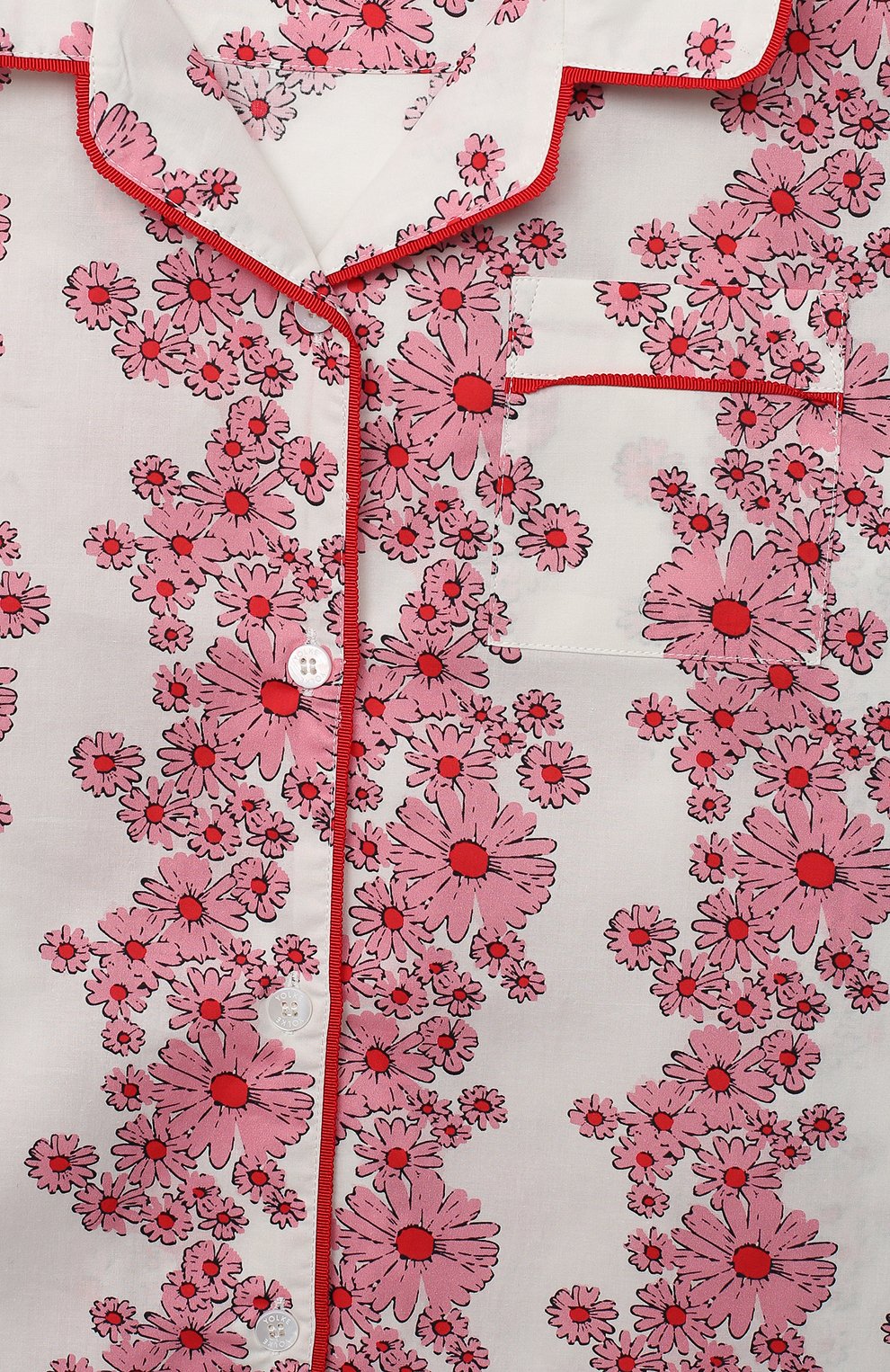 Хлопковая пижама LITTLE YOLKE розового цвета по цене 8830 руб., арт. SS21-12C-BL-LY/9-12Y, фото 6 Хлопковая пижама LITTLE YOLKE, арт. SS21-12C-BL-LY/9-12Y, фото 6