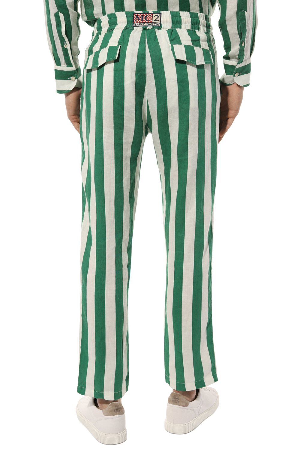 Льняные брюки MC2 SAINT BARTH, арт. STBM/CALAIS/00796F, фото 4