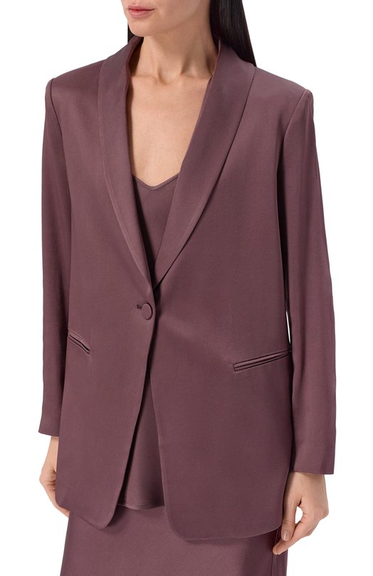 Атласный жакет Antonelli Firenze Q3773/355C Коричневый  Q3773/355C Фото 3