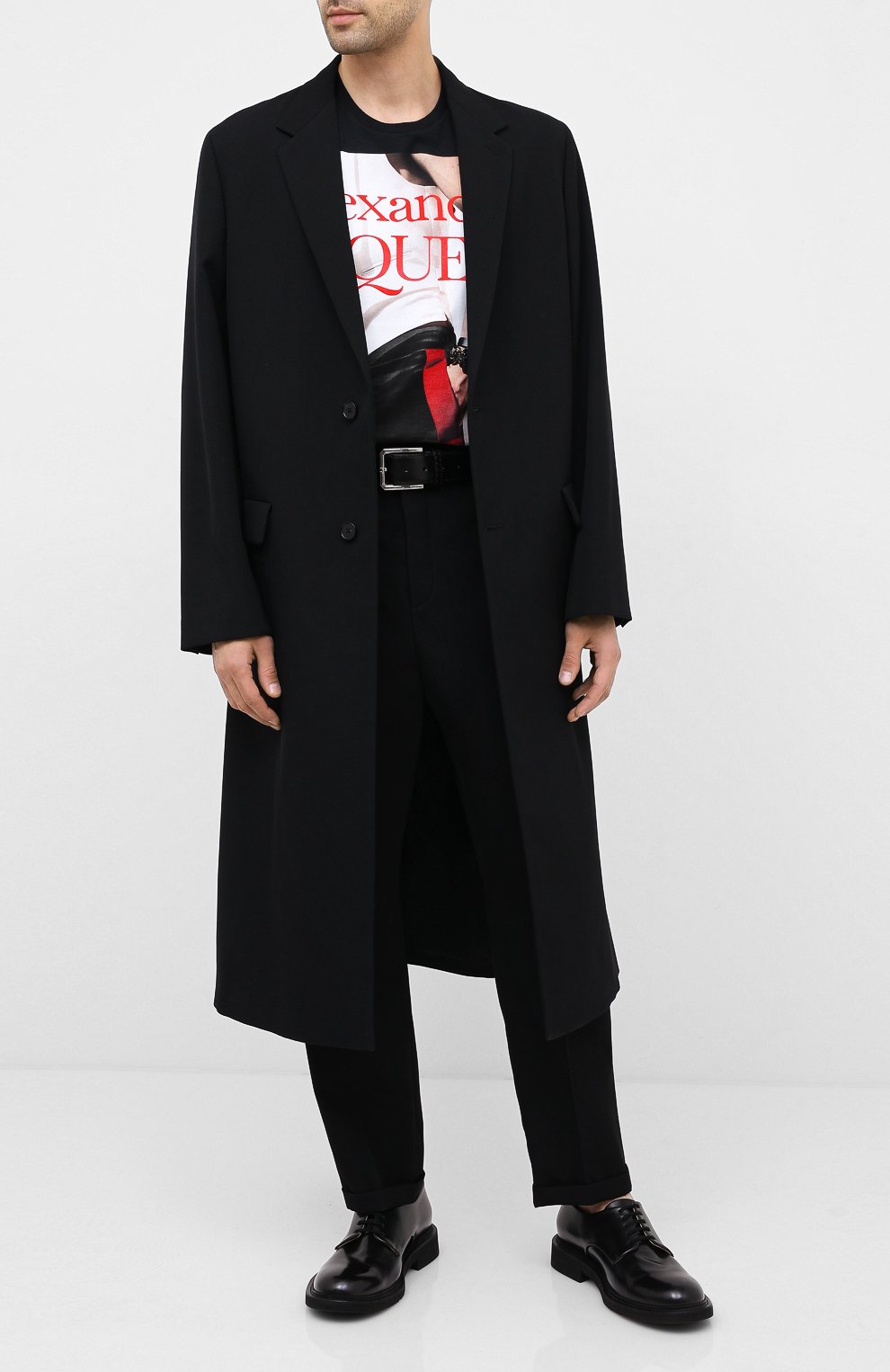 Хлопковая футболка ALEXANDER MCQUEEN, арт. 624182/QPZ73, фото 2