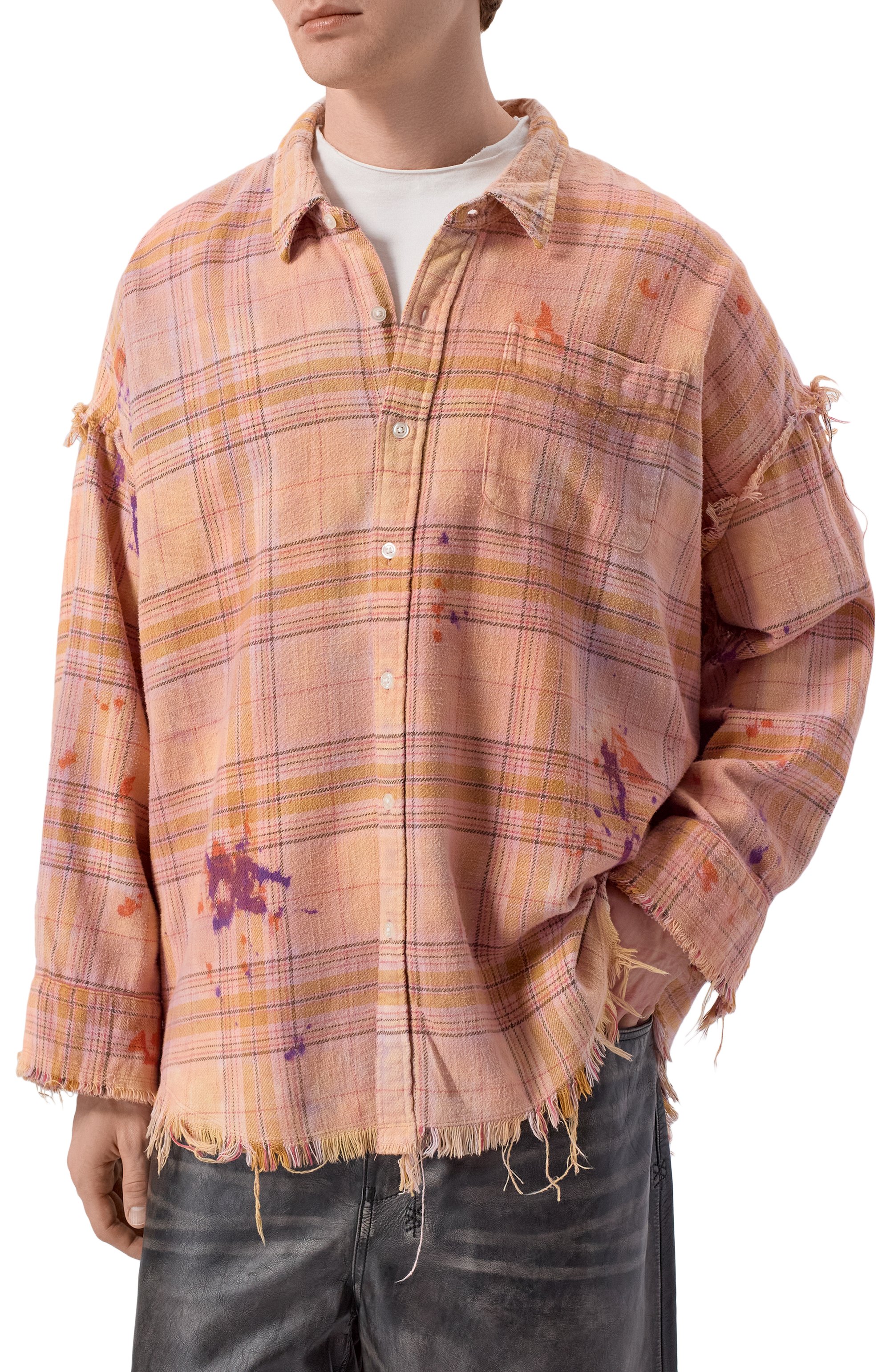 Хлопковая рубашка R13, арт. R13WR075-R654B, фото 3