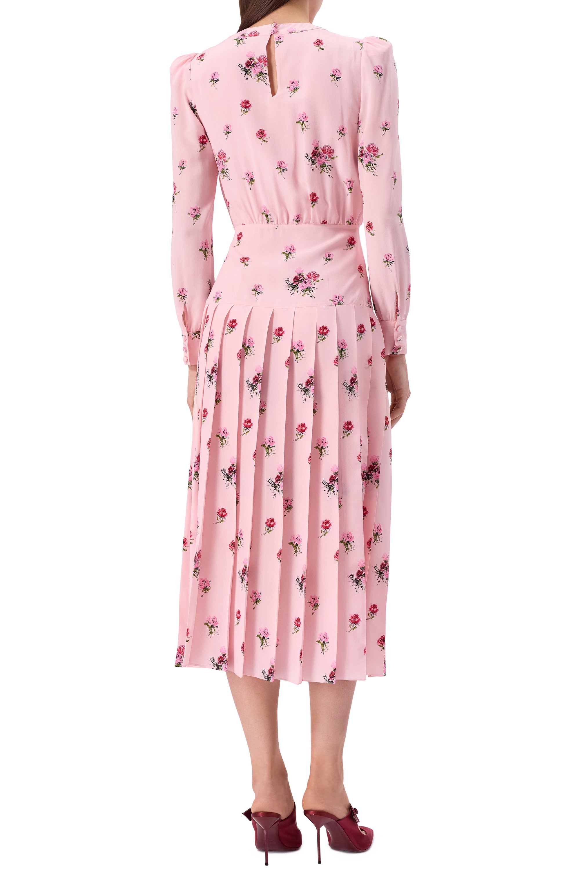 Шелковое платье ALESSANDRA RICH, арт. FABX4020-F4466, фото 4