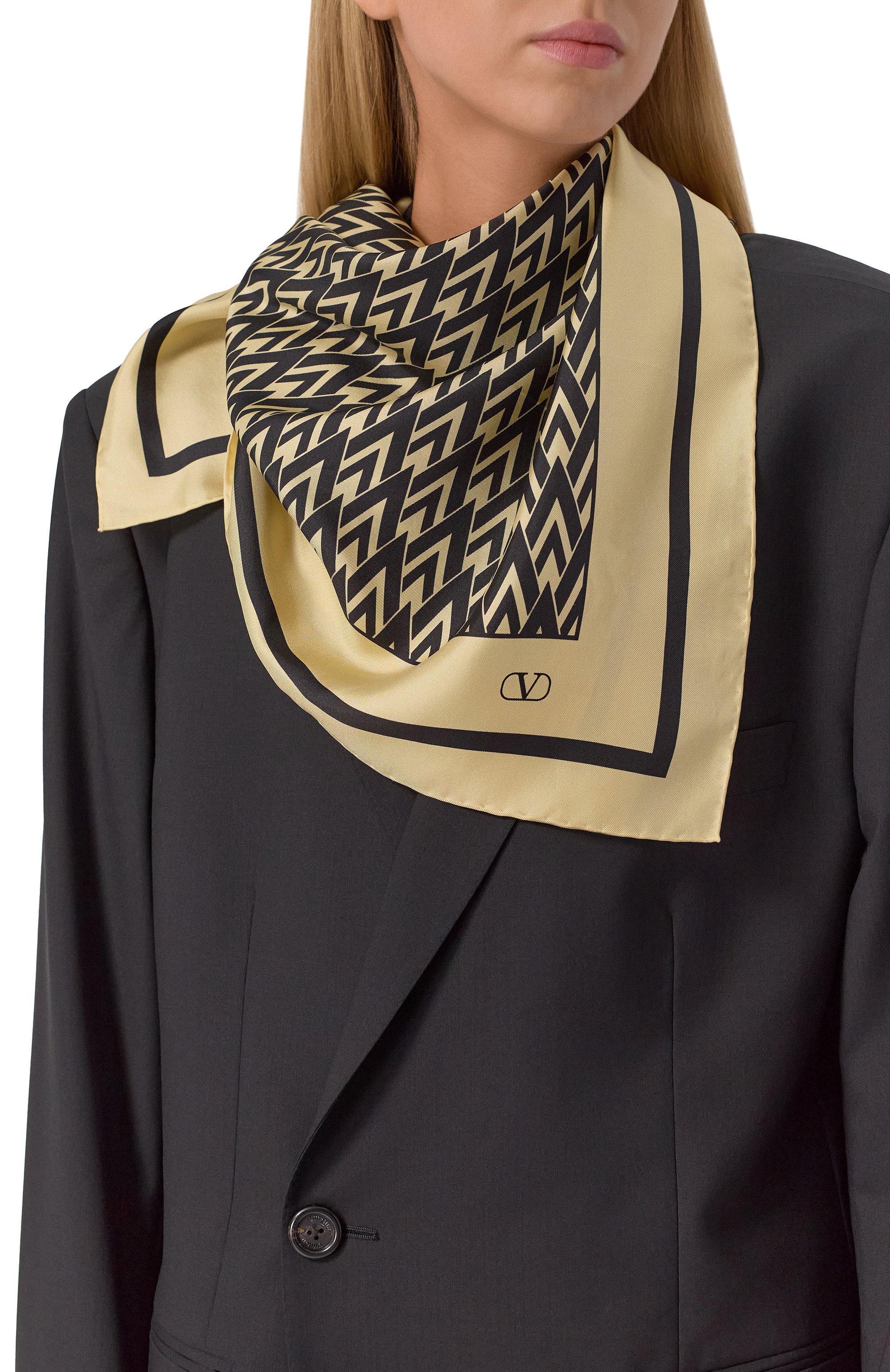 Шелковый платок VALENTINO, арт. 7W2EI114/SHT, фото 2