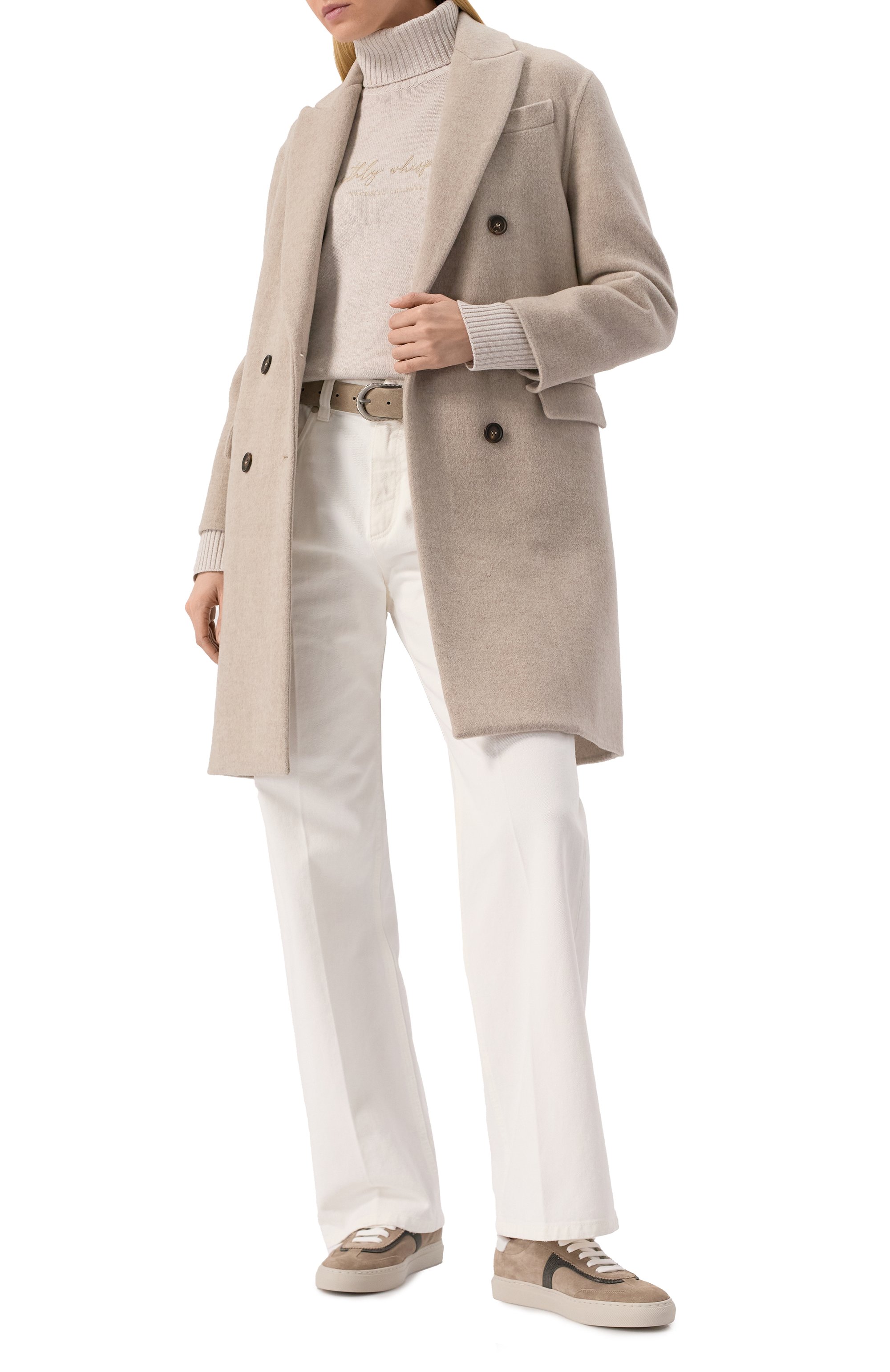 Пальто из шерсти и кашемира BRUNELLO CUCINELLI, арт. MD5329938, фото 2