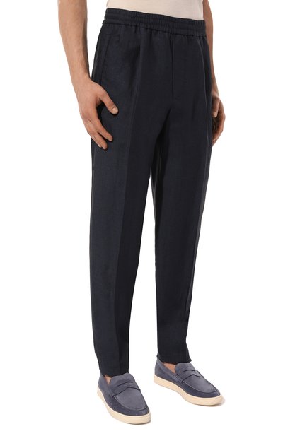 Брюки изо льна и лиоцелла ZEGNA, арт. 7ZF103A7/73GCC2, фото 3