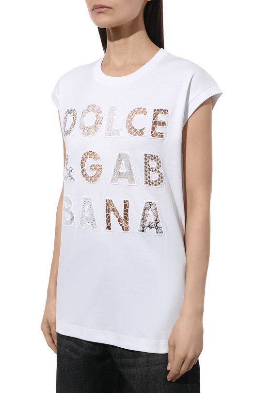 фото Хлопковая футболка dolce & gabbana