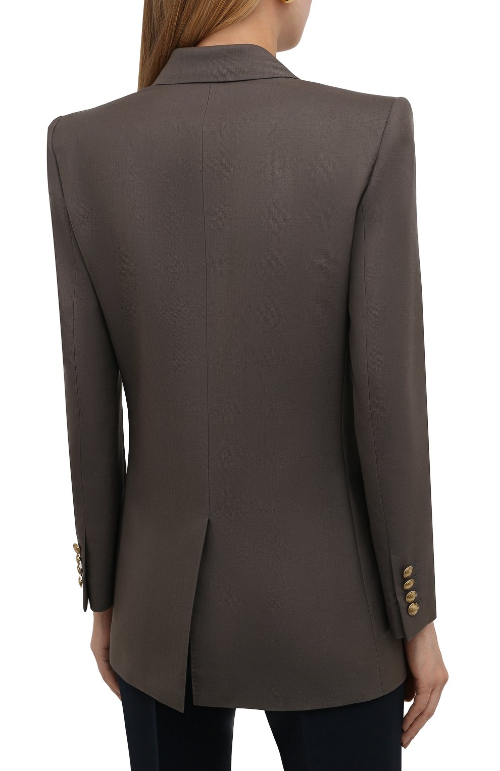 Шерстяной жакет SAINT LAURENT, арт. 648656/Y7C23, фото 4