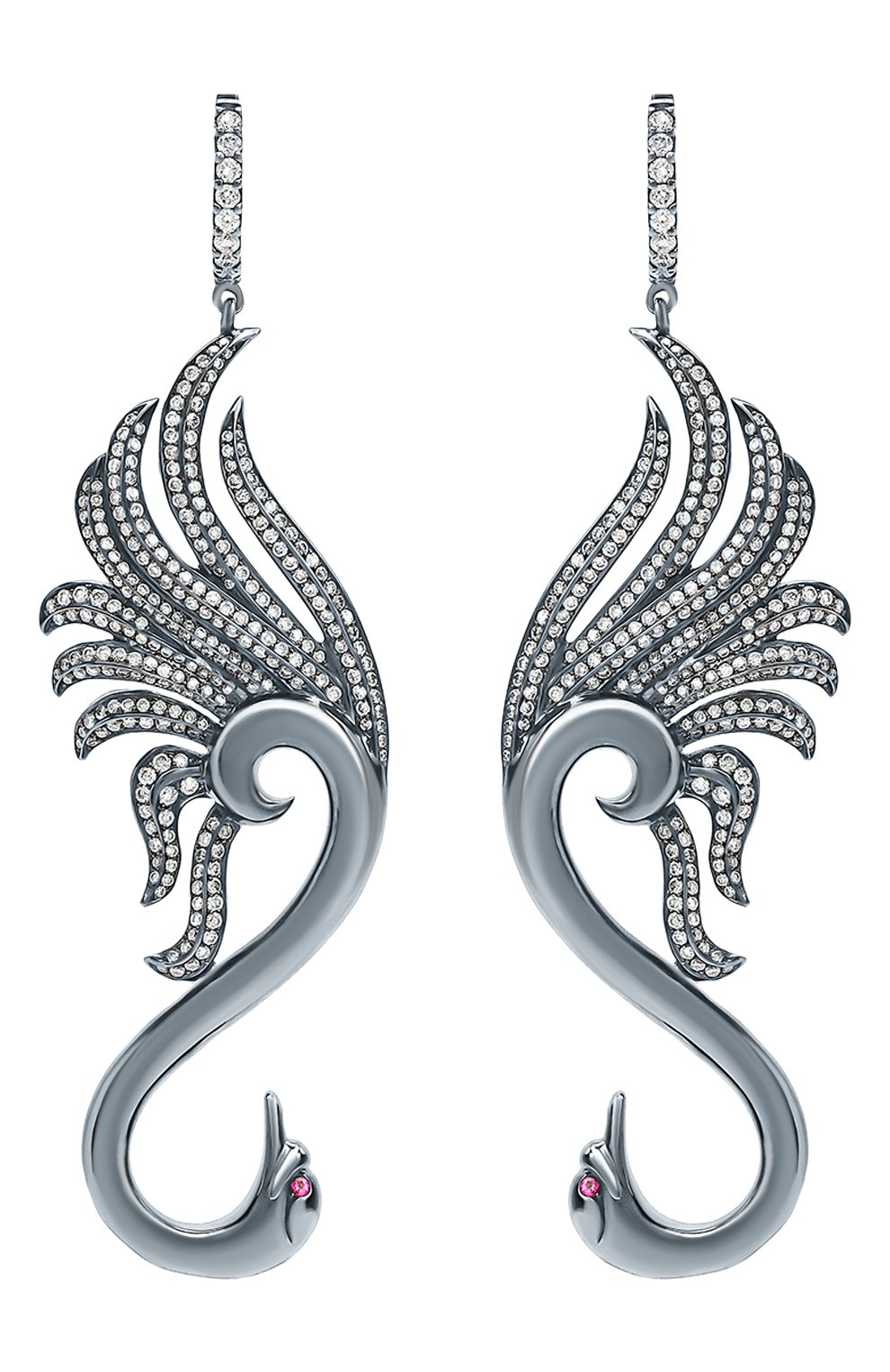 Серьги NIKOS KOULIS бесцветного цвета по цене 1846000 руб., арт. NE77078A, фото 2 Серьги NIKOS KOULIS, арт. NE77078A, фото 2