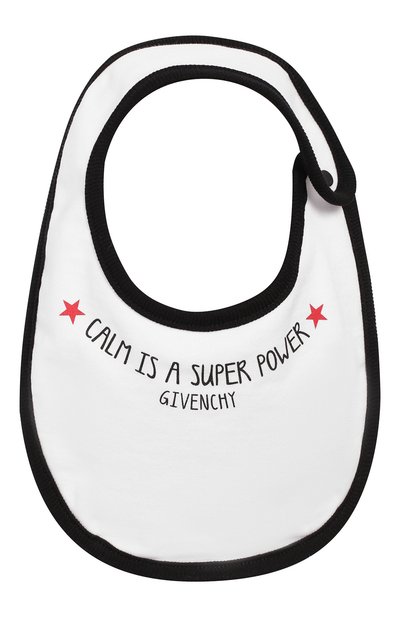 Комплект из хлопкового комбинезона и шапки с нагрудником GIVENCHY, арт. H98049, фото 5