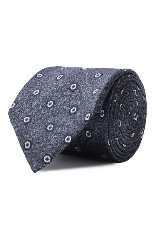 Шелковый галстук Zegna Z9D80TA9 Голубой Z9D80TA9