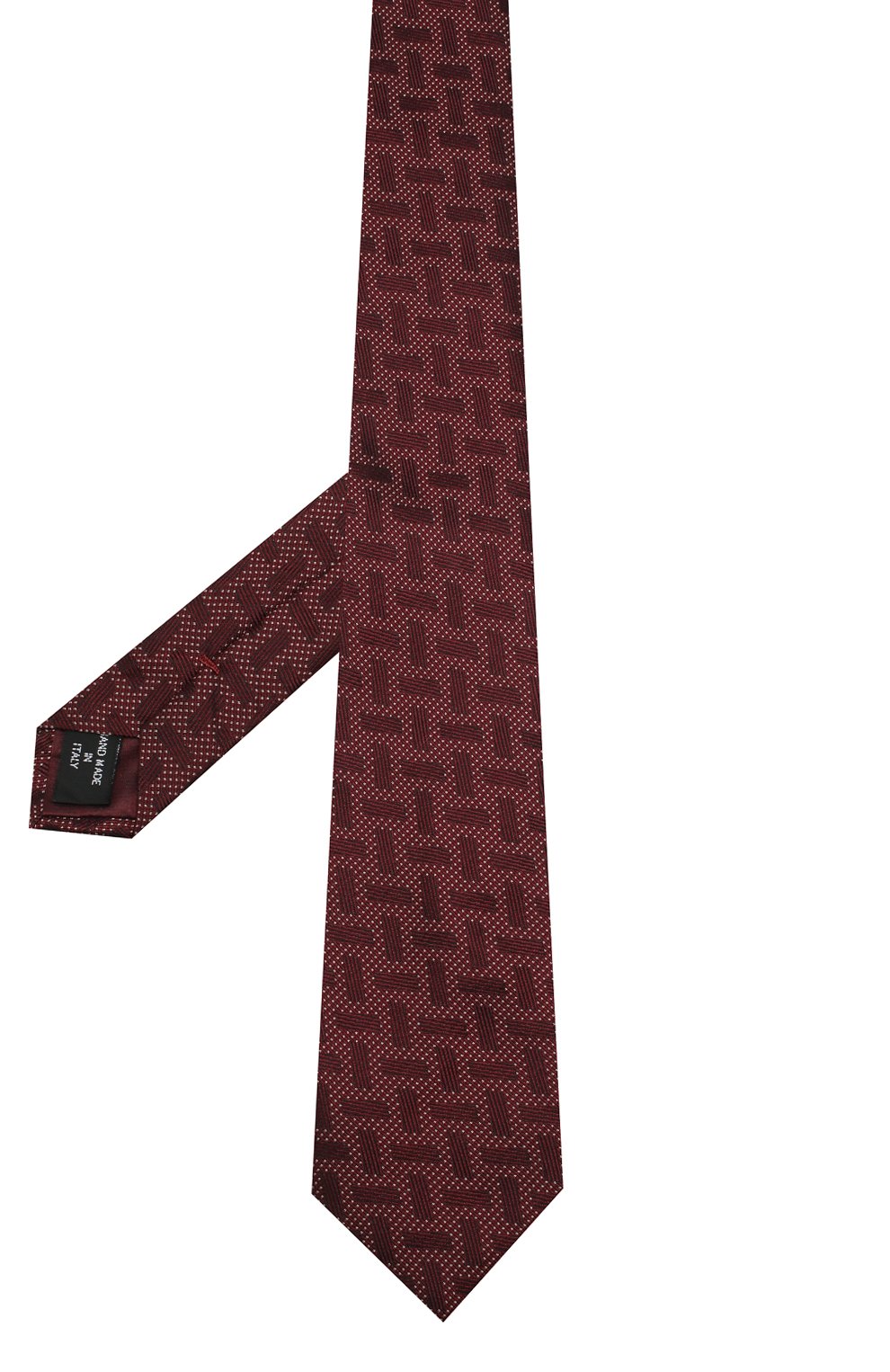 Шелковый галстук GIORGIO ARMANI красного цвета по цене 19300 руб., арт. 360054/9A940, фото 2 Шелковый галстук GIORGIO ARMANI, арт. 360054/9A940, фото 2