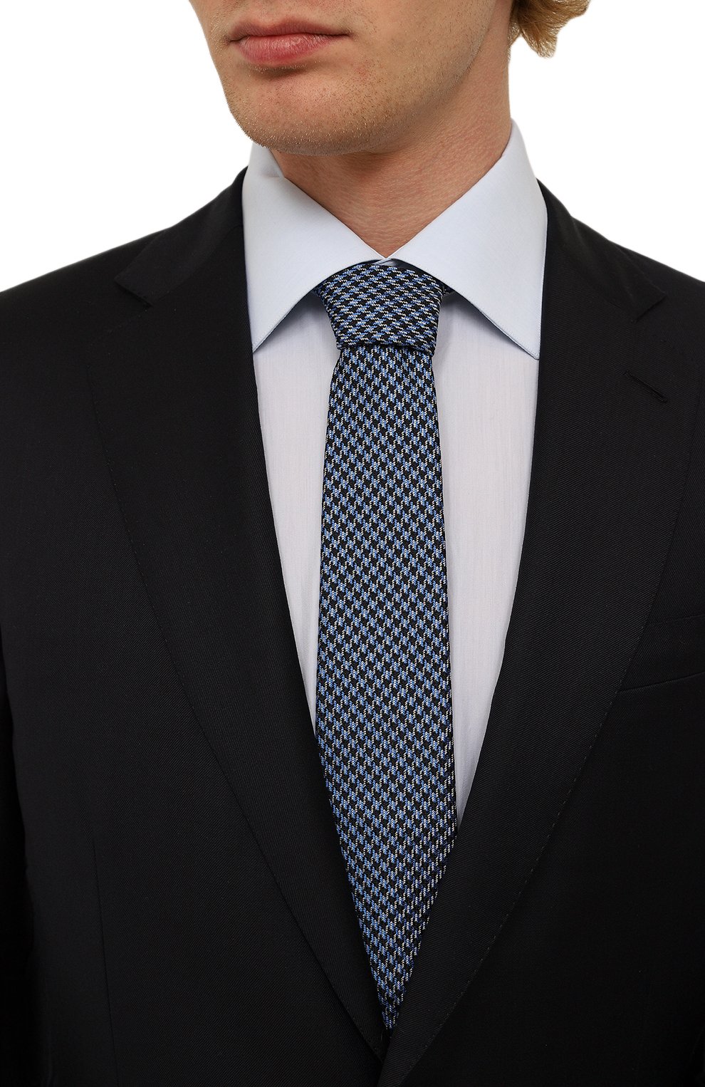 Шелковый галстук CANALI, арт. 18/HJ03880, фото 2