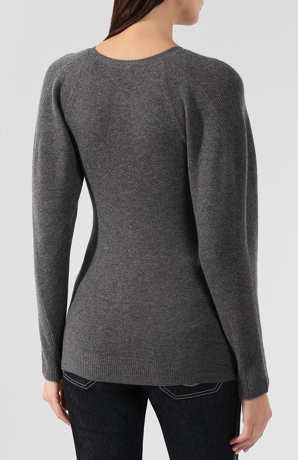 Шерстяной пуловер STELLA MCCARTNEY серого цвета по цене 67250 руб., арт. 574964/S2086, фото 4 Шерстяной пуловер STELLA MCCARTNEY, арт. 574964/S2086, фото 4