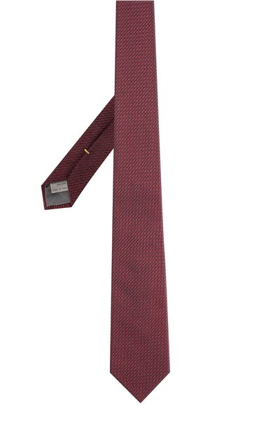 Шелковый галстук CANALI бордового цвета по цене 15550 руб., арт. 18/HJ01644, фото 2 Шелковый галстук CANALI, арт. 18/HJ01644, фото 2
