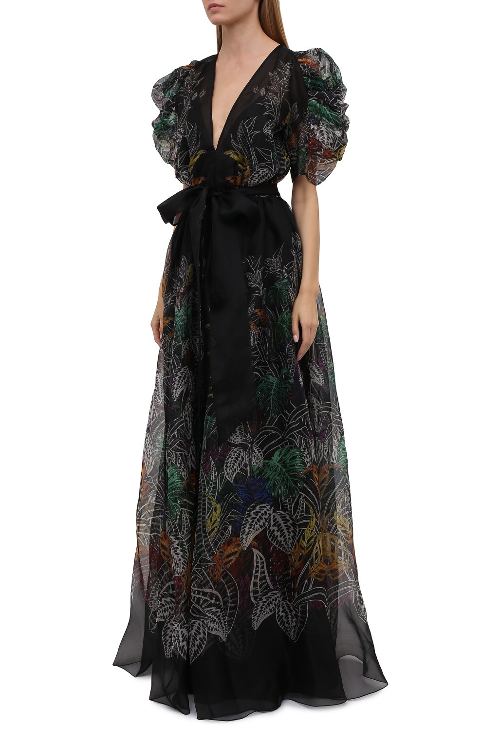 Шелковое платье ZUHAIR MURAD разноцветного цвета по цене 574500 руб., арт. DRS21323/0RSI005, фото 3 Шелковое платье ZUHAIR MURAD, арт. DRS21323/0RSI005, фото 3