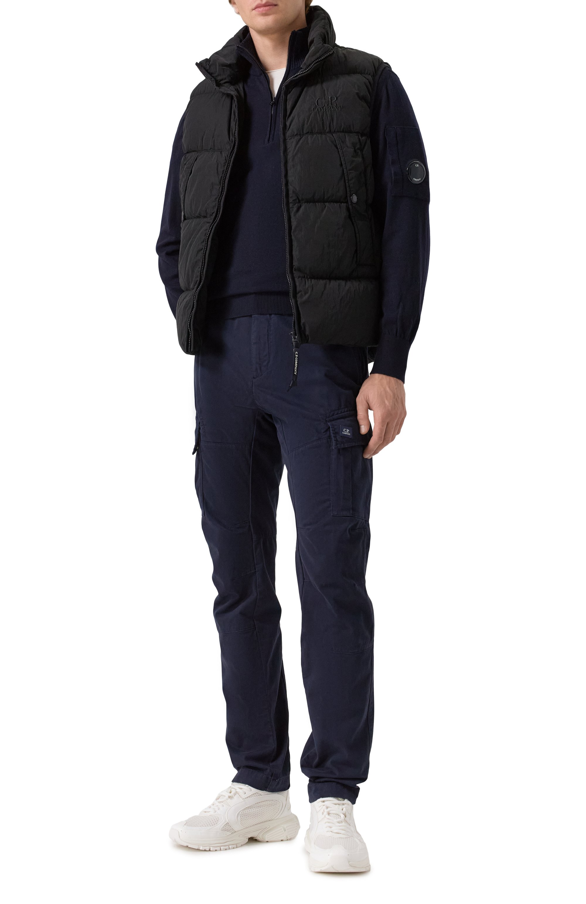 Шерстяной джемпер C.P. COMPANY, арт. 19CMKN036A005528A, фото 2