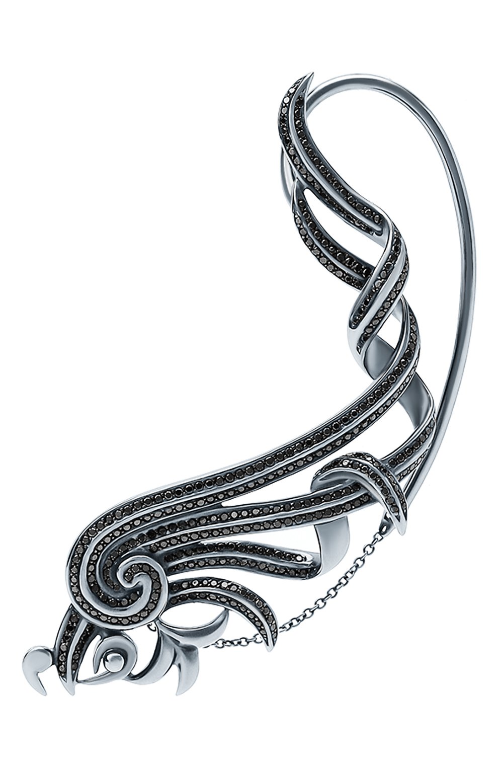 Серьга NIKOS KOULIS бесцветного цвета по цене 760500 руб., арт. NE77085A, фото 1 Серьга NIKOS KOULIS, арт. NE77085A, фото 1