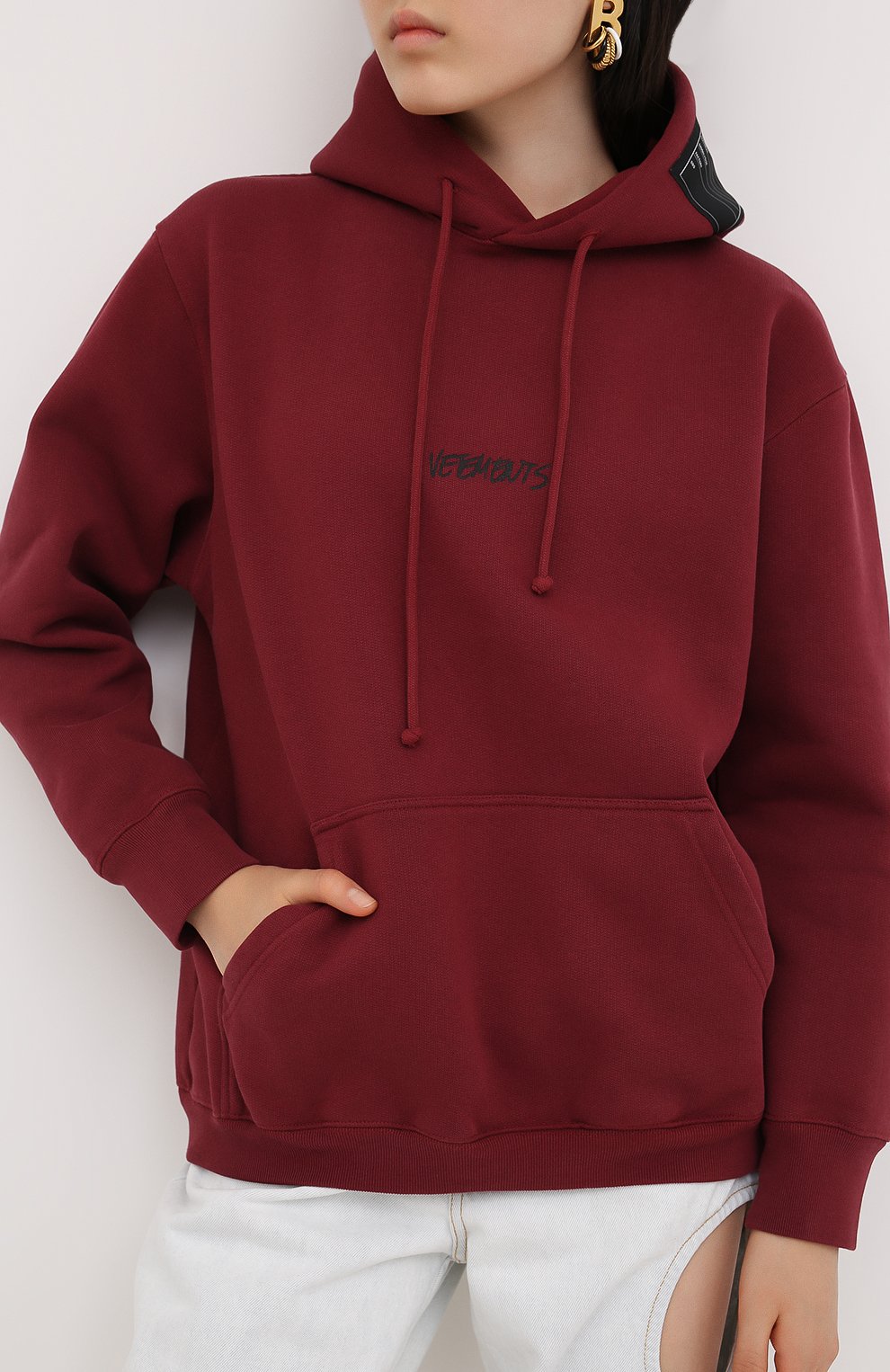 Хлопковое худи VETEMENTS, арт. UAH21TR630 1601/W, фото 3