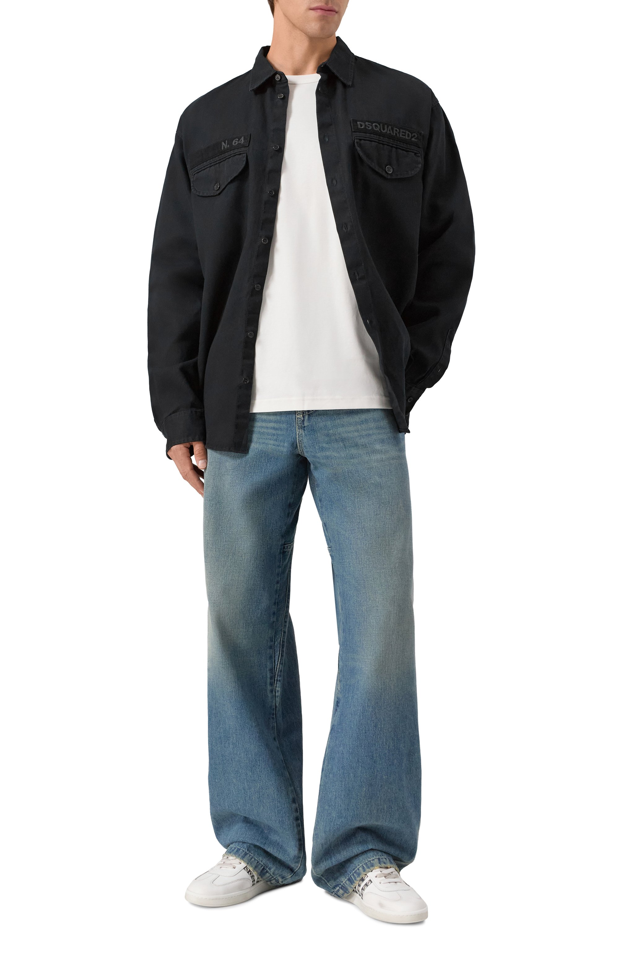 Хлопковый лонгслив DIESEL, арт. A18142/0AIJU, фото 2