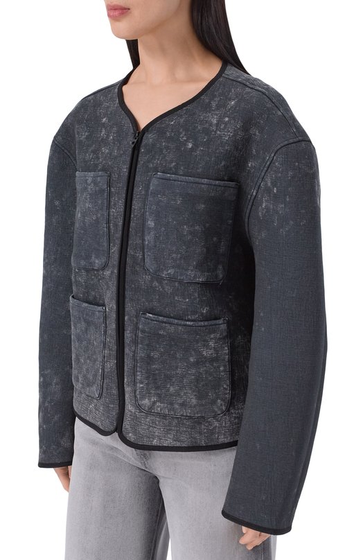 Хлопковый жакет Diesel A20914/0DCCK Серый  A20914/0DCCK Фото 3