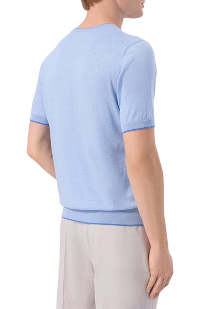 Джемпер из хлопка и шелка ANDREA CAMPAGNA, арт. SU26ST200-00/FST262, фото 4