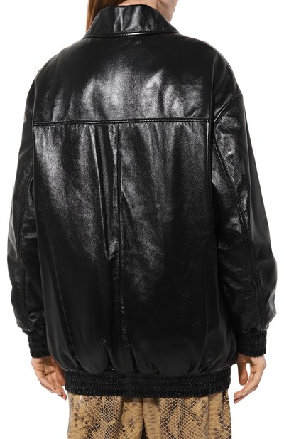 Кожаный бомбер ZEYNEP ARCAY, арт. PF24JK08, фото 4