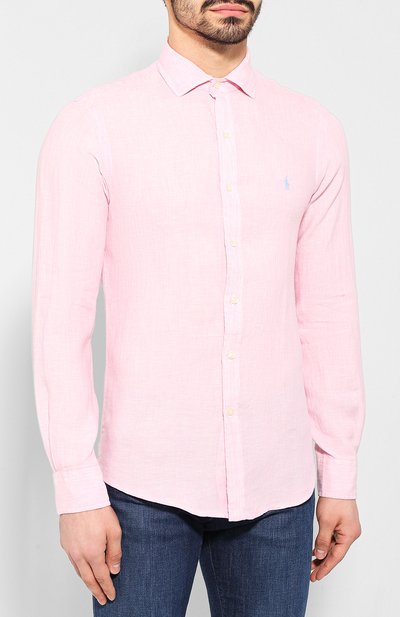 Льняная рубашка POLO RALPH LAUREN, арт. 710795426/4366H, фото 3