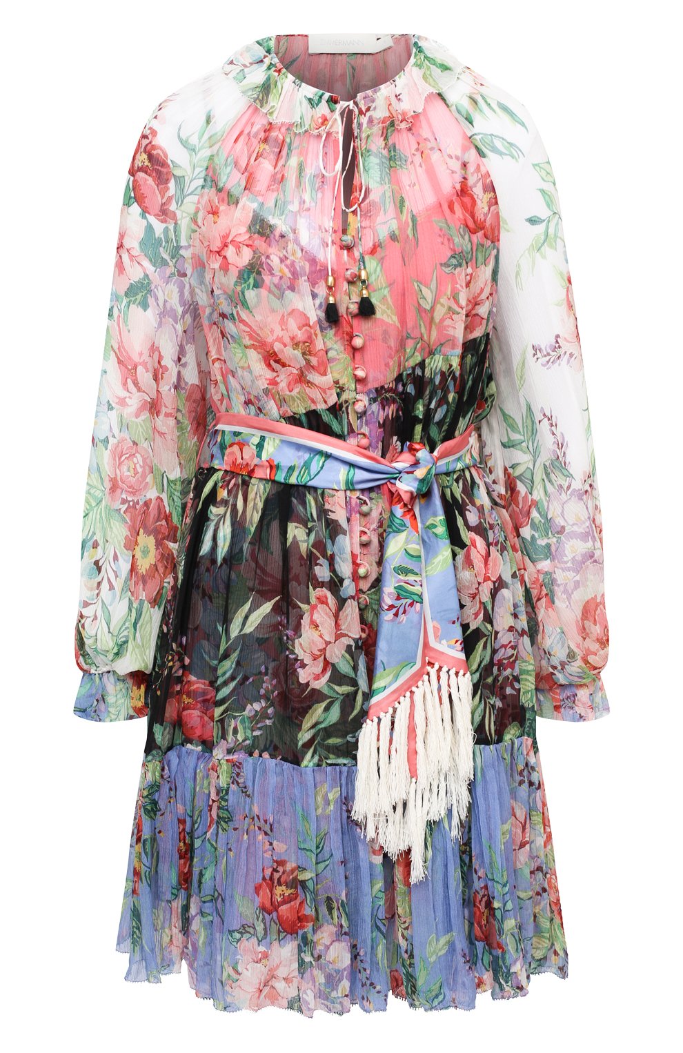 Шелковое платье ZIMMERMANN, арт. 8659DBTD, фото 1
