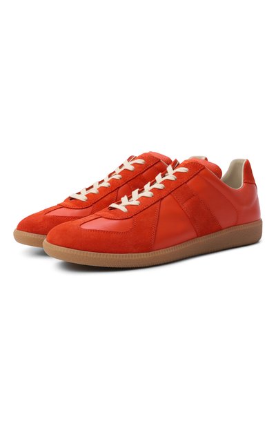 Мужские кожаные кеды replica MAISON MARGIELA, арт. S57WS0236/P1895