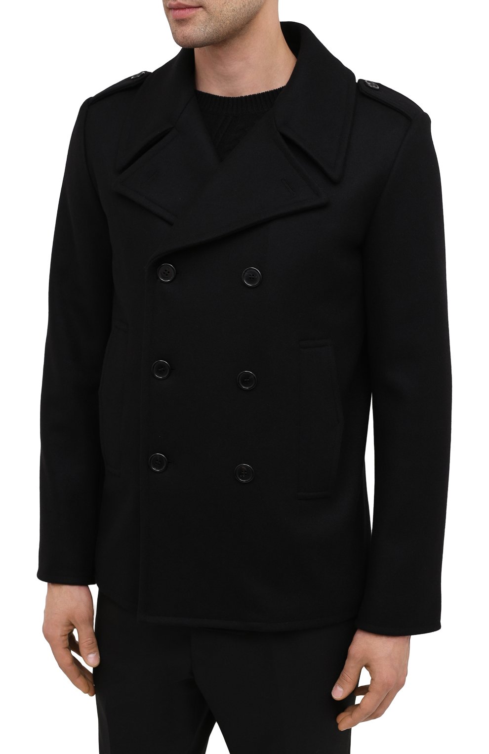 Шерстяной бушлат SAINT LAURENT, арт. 628690/Y060W, фото 3