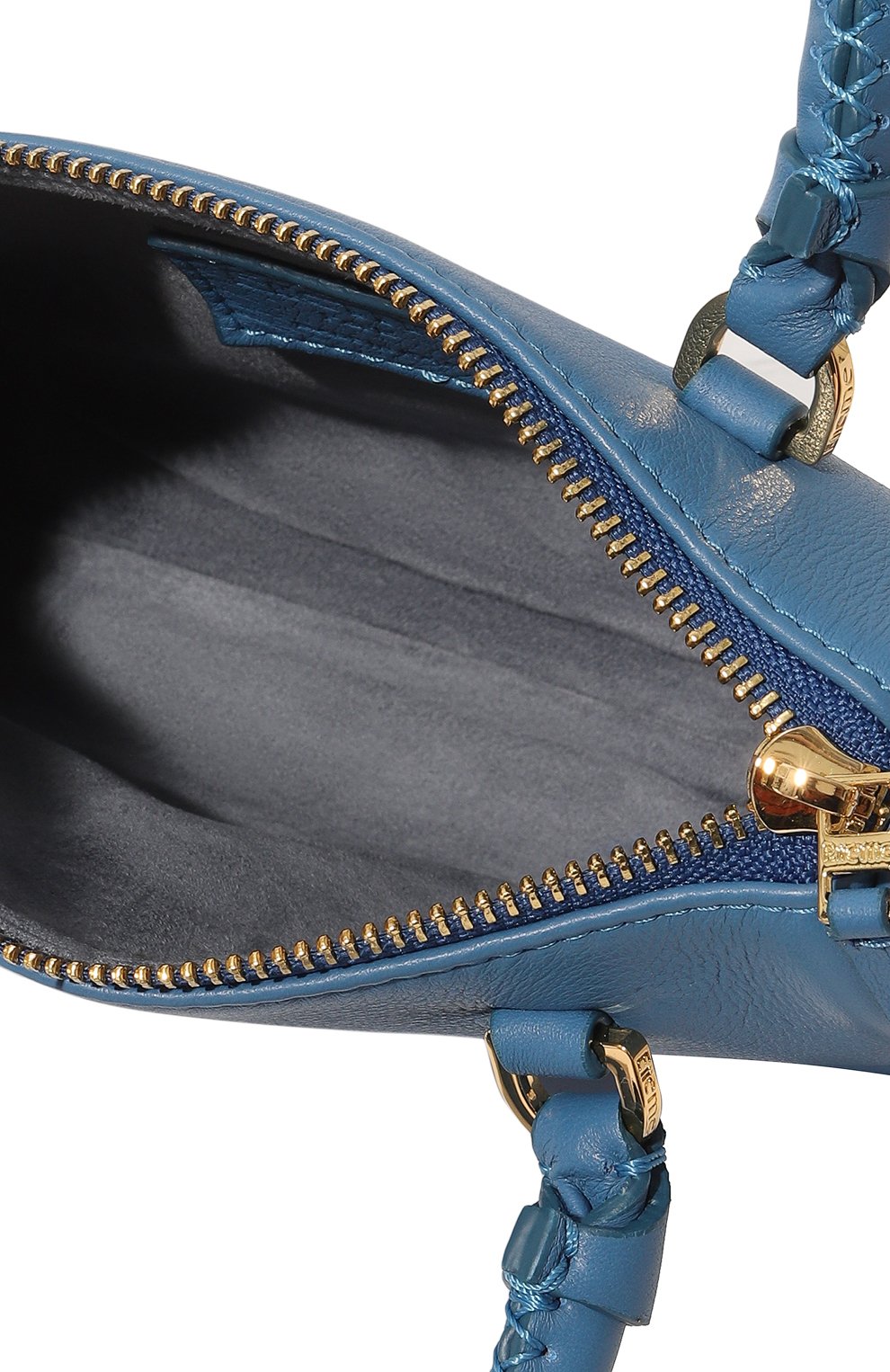 Сумка mia ELLEME голубого цвета по цене 48600 руб., арт. MIA SLIM/LEATHER, фото 5 Сумка mia ELLEME, арт. MIA SLIM/LEATHER, фото 5