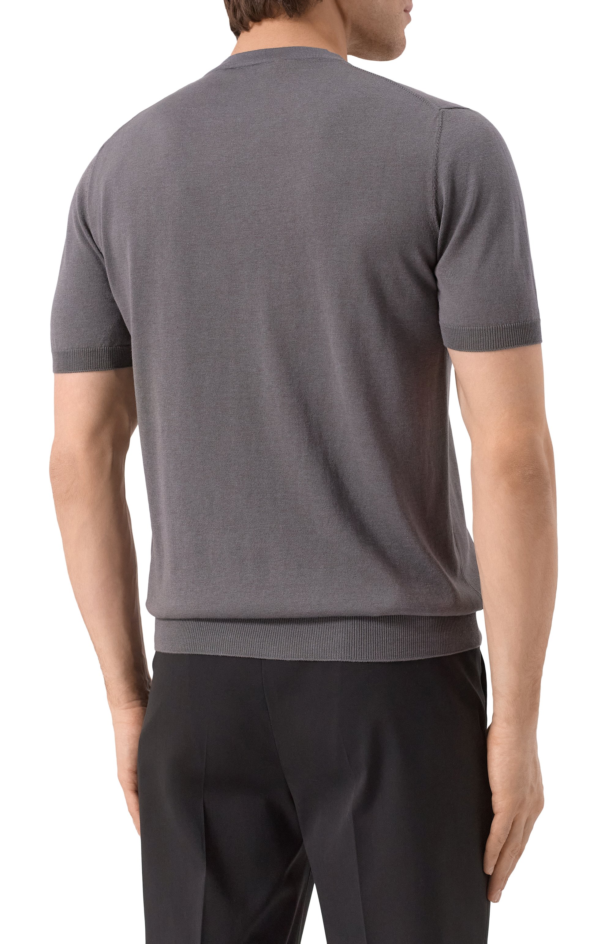 Джемпер из шелка и хлопка CORNELIANI, арт. 25M550-2525165, фото 4