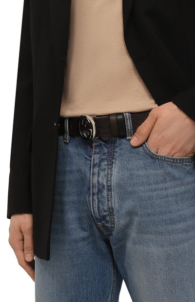 Кожаный ремень GUCCI, арт. 473030 CWCWN, фото 2