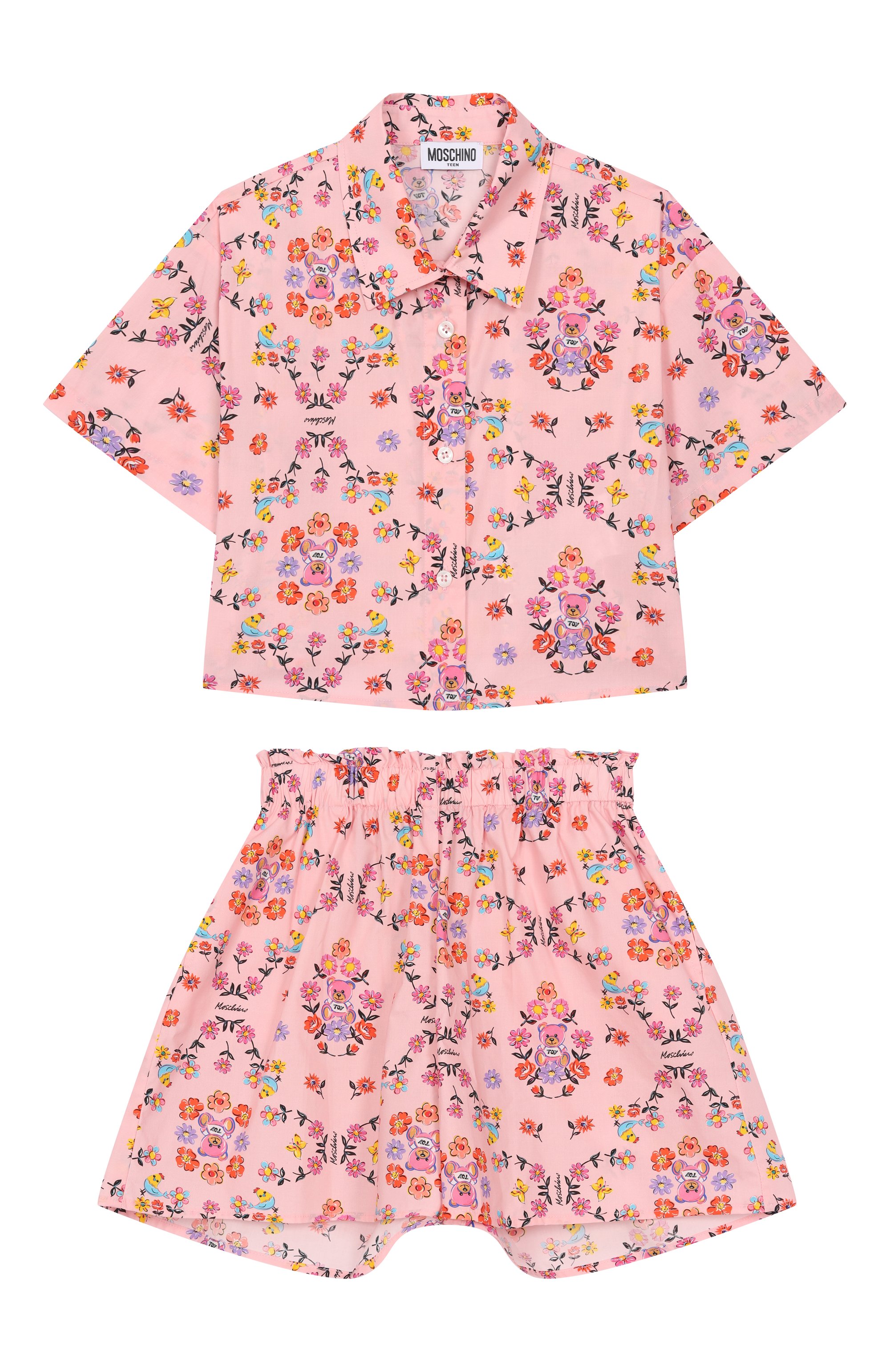 Комплект из рубашки и шорт MOSCHINO, арт. HDG01E/LLB42/10-14, фото 1