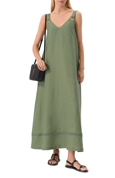 Кожаные сандалии cassandra SAINT LAURENT, арт. 818294/DWEDD, фото 2