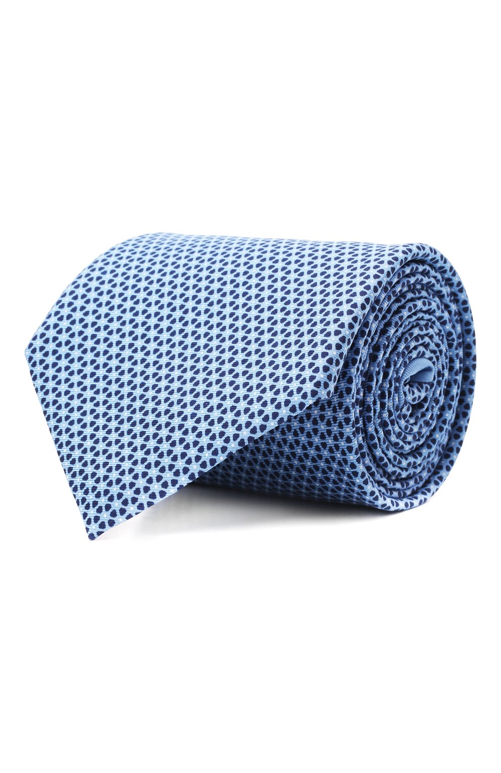 Шелковый галстук ZEGNA голубого цвета по цене 22150 руб., арт. Z3W04T/1UM, фото 1 Шелковый галстук ZEGNA, арт. Z3W04T/1UM, фото 1