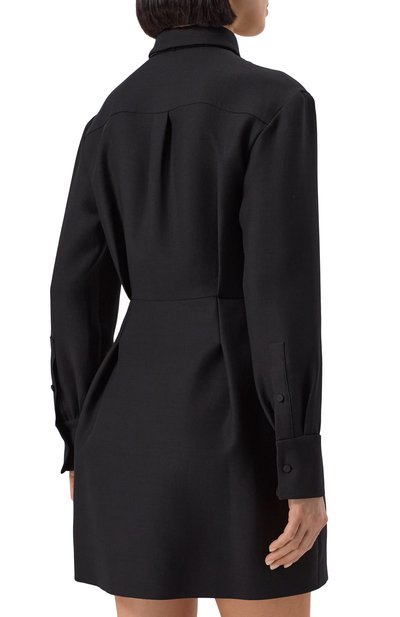 Платье из шерсти и шелка VALENTINO, арт. 5B3VA9T31CF, фото 4