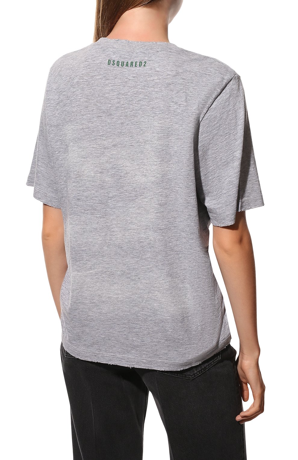 Футболка из хлопка и вискозы DSQUARED2, арт. S75GD0291/S22146, фото 4