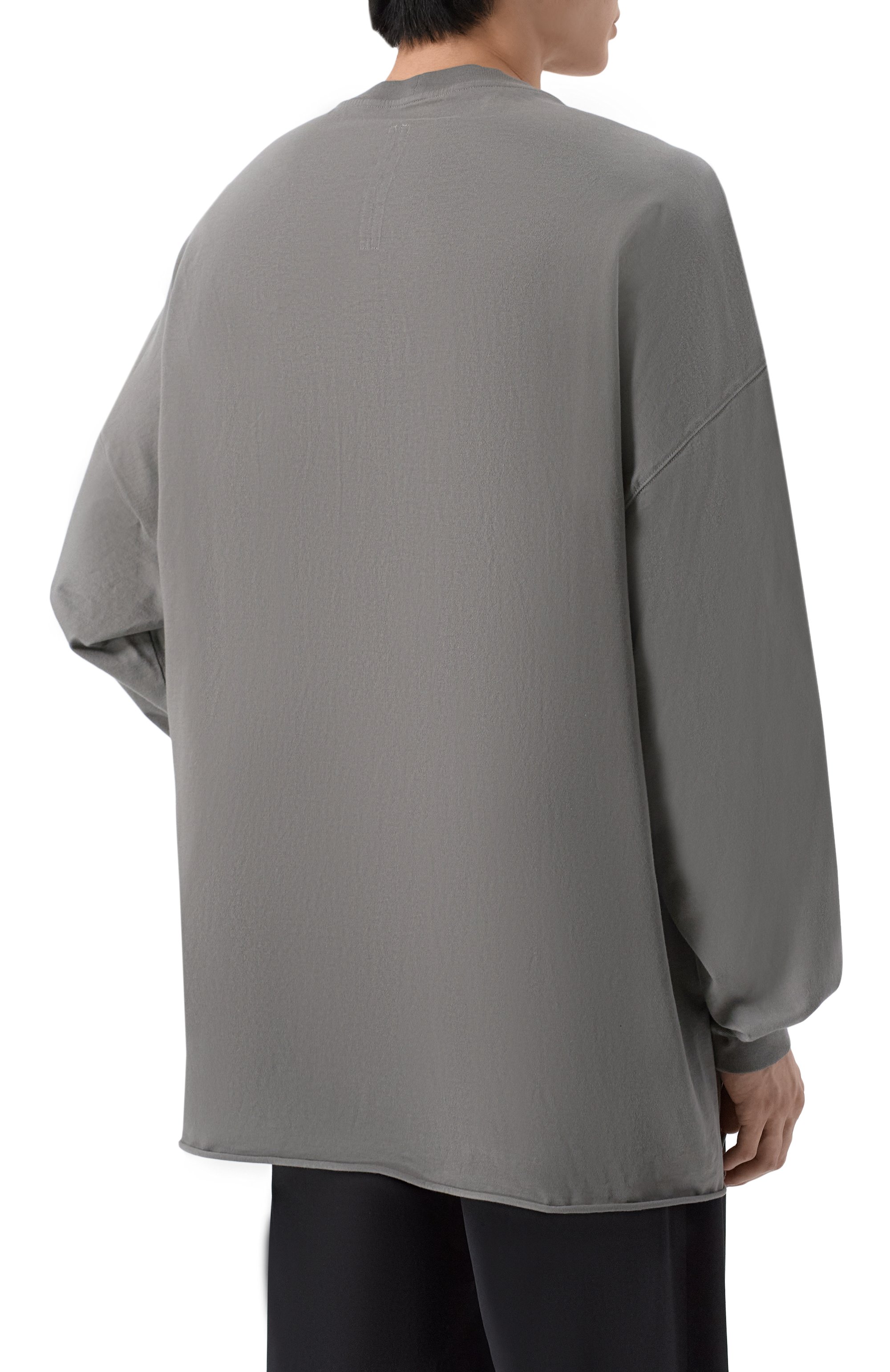 Хлопковый лонгслив RICK OWENS, арт. RU01F2276/JA, фото 4