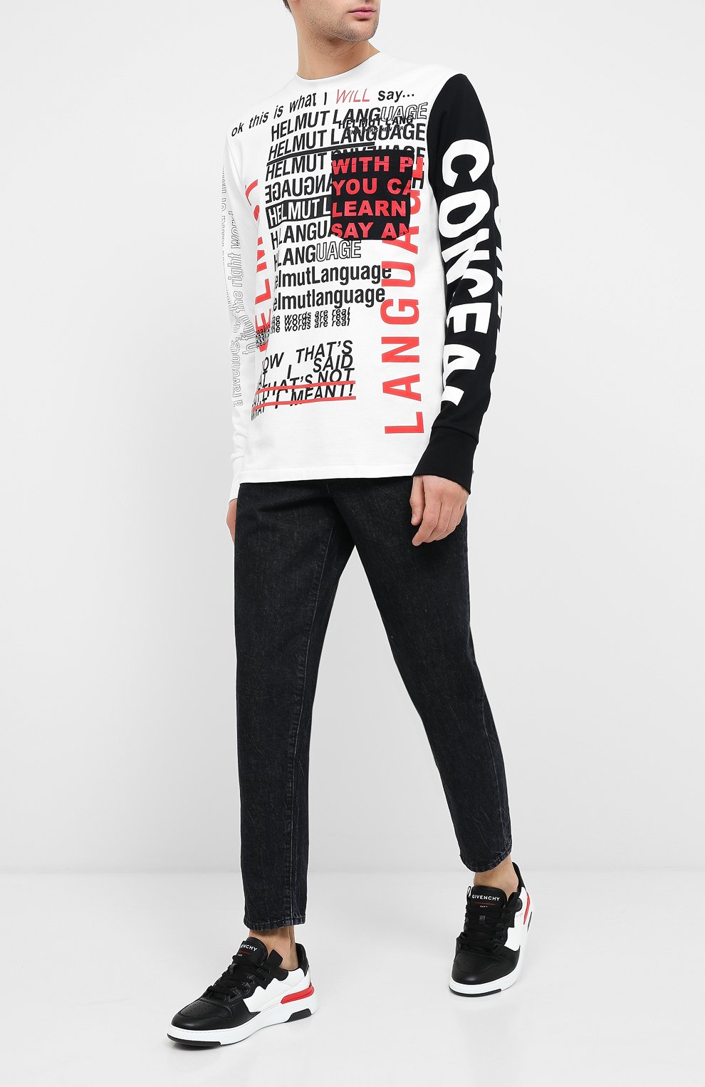 Хлопковый лонгслив HELMUT LANG, арт. K05DM526, фото 2