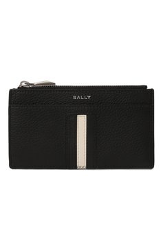Мужской кожаный футляр для кредитных карт BALLY черного цвета, арт. MLB02D/VT434 | Фото 1 (Материал сплава: Проставлено; Нос: Не проставлено; Материал: Натуральная кожа)
