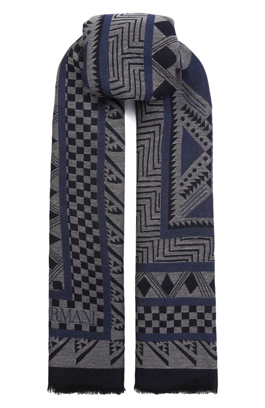 Шарф из вискозы Emporio Armani EM005593/AF26155 Синий EM005593/AF26155