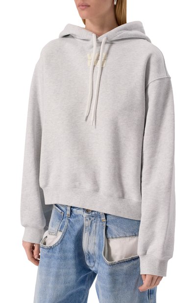Хлопковое худи ALEXANDERWANG.T, арт. 4CC3242101, фото 3